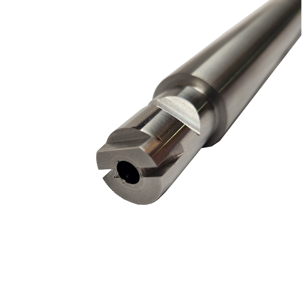 Skosh Straight Bar w/CZ, Silver 57-400-2